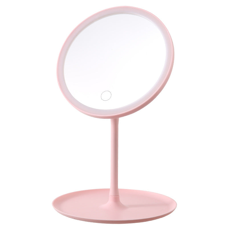 Vanity mirror with lamp
