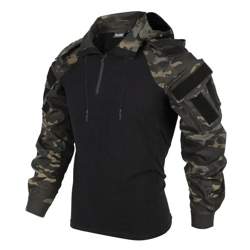 Long-sleeved men's loose camouflage outdoor jacket