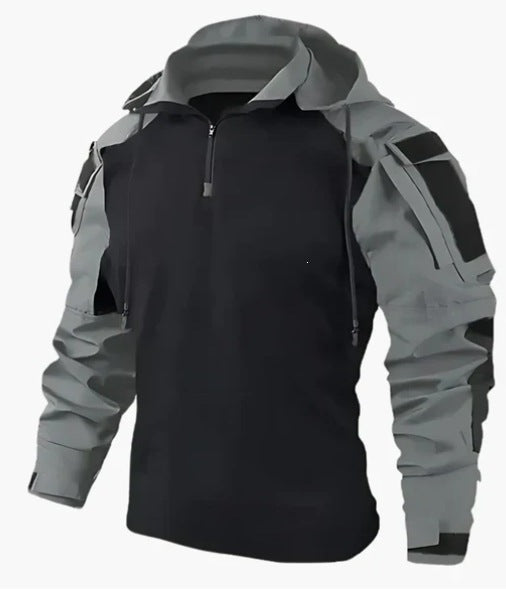 Long-sleeved men's loose camouflage outdoor jacket