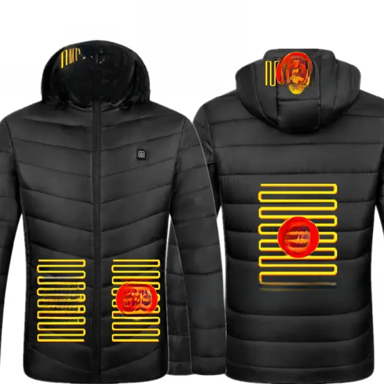 Thermal cotton coat with heating function