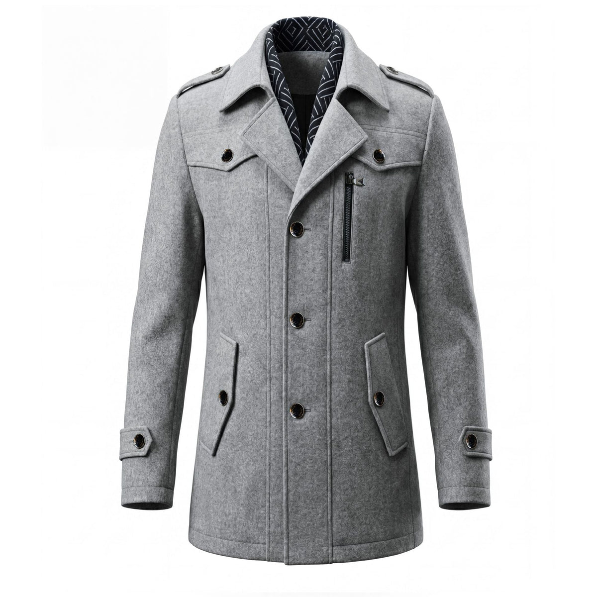Unisex Wool Coat