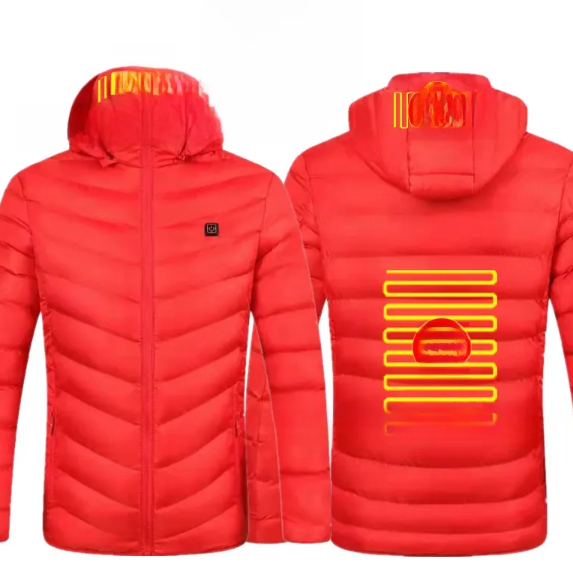Thermal cotton coat with heating function