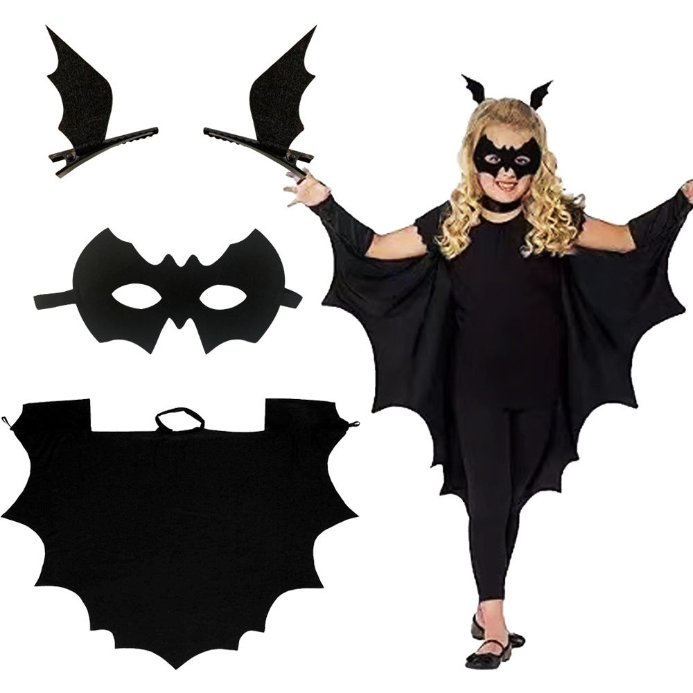 Batwing Sleeve Cape Costume Set