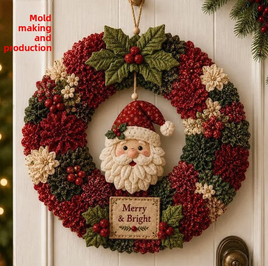 DIY Fabric Christmas Wreath Craft Kit