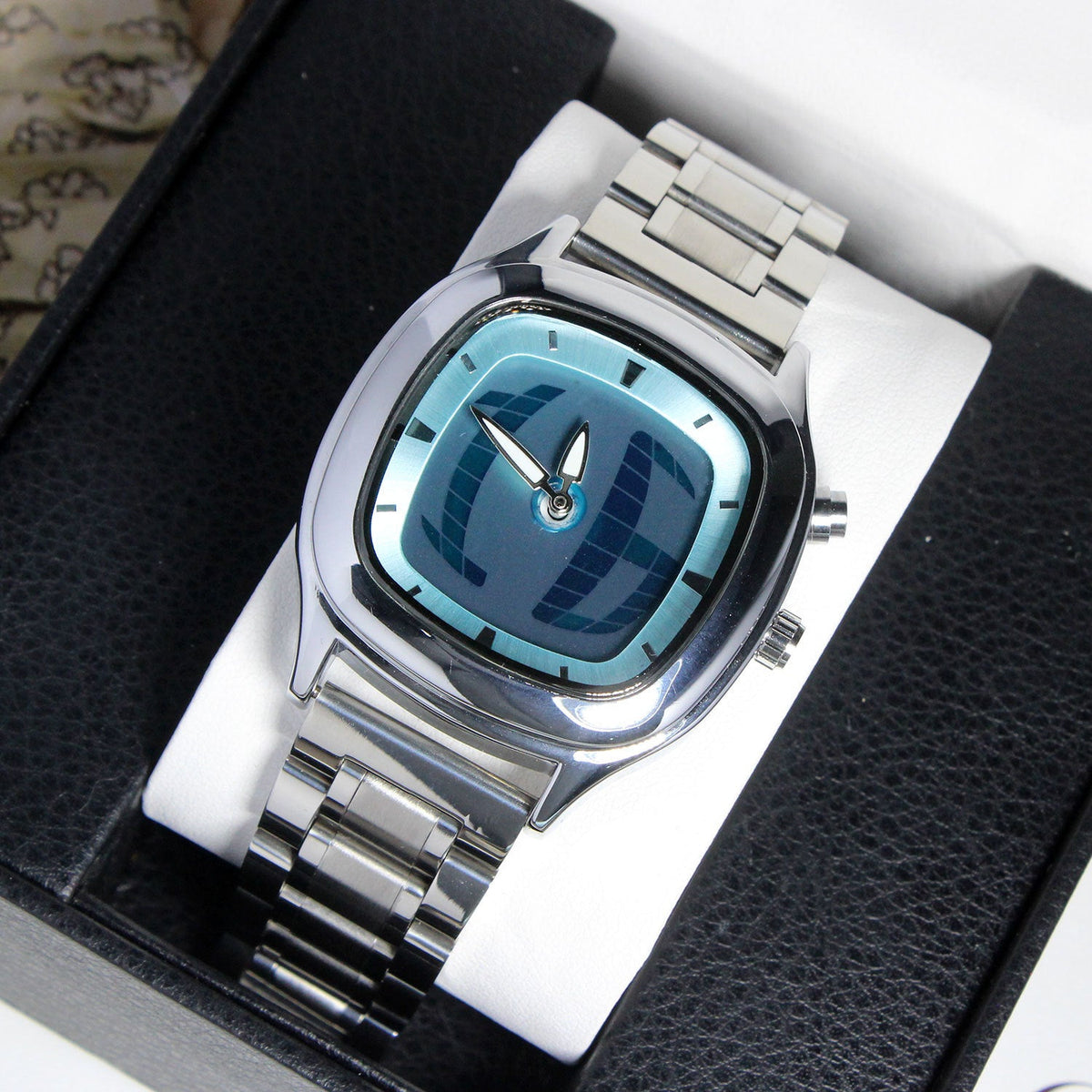 Fashionable Mens Vintage Dual Display Quartz Watch
