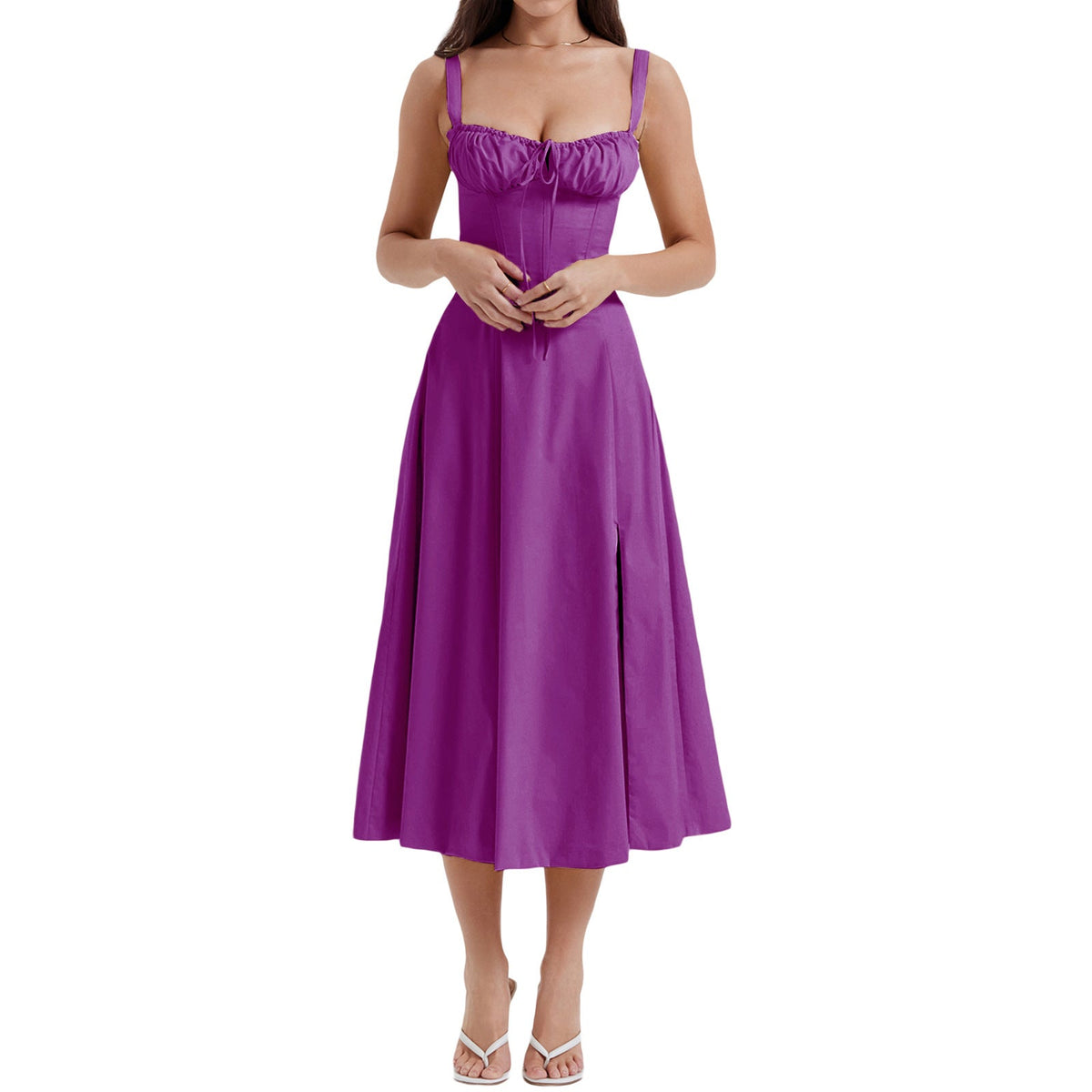 Strap Waist Sling Dress