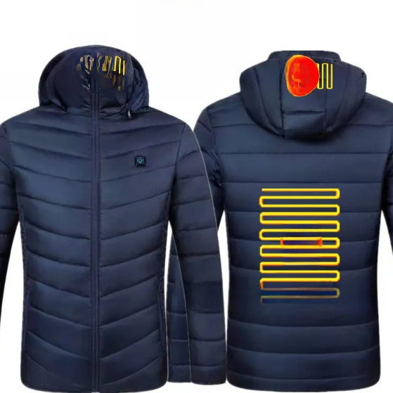 Thermal cotton coat with heating function