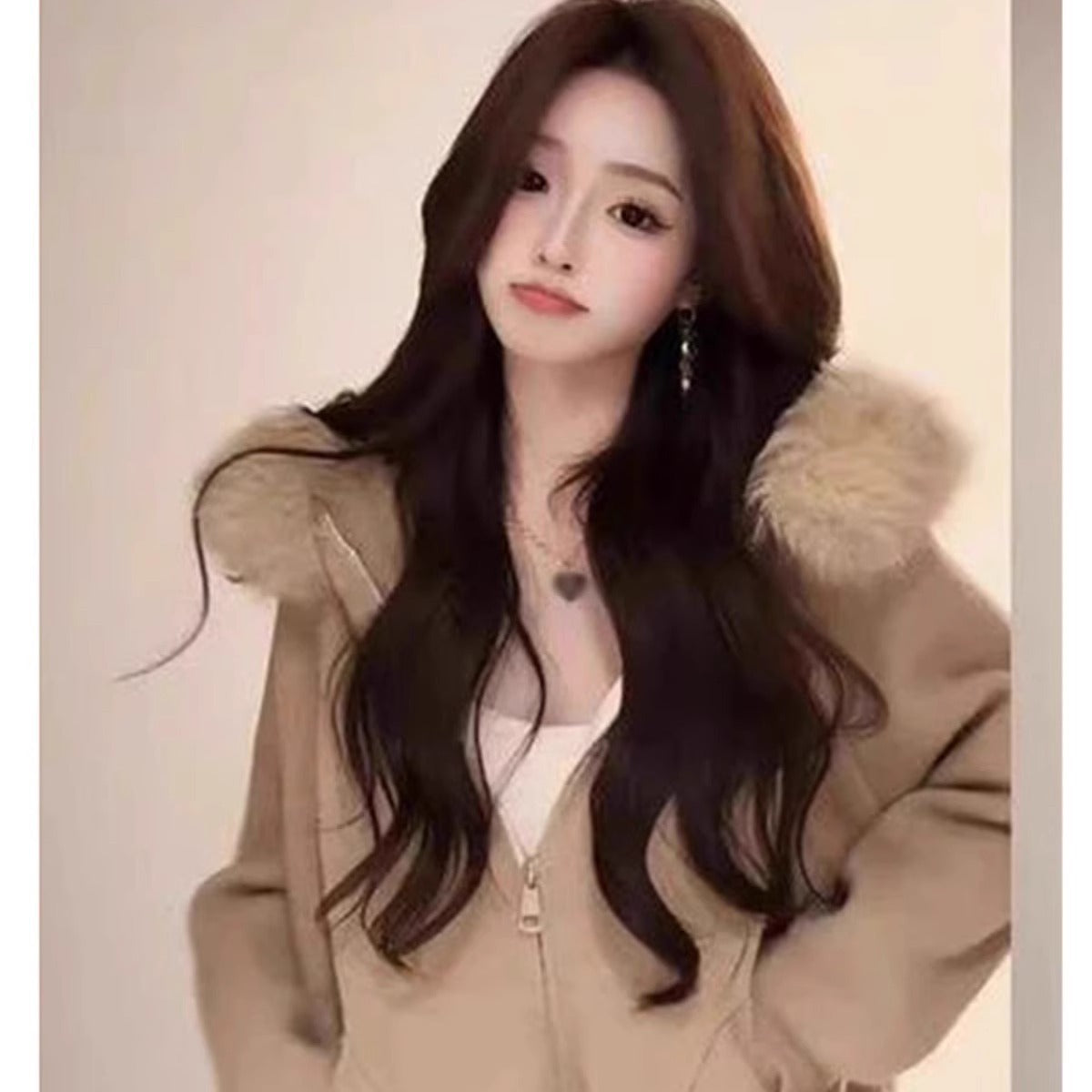 Hooded sweater coat