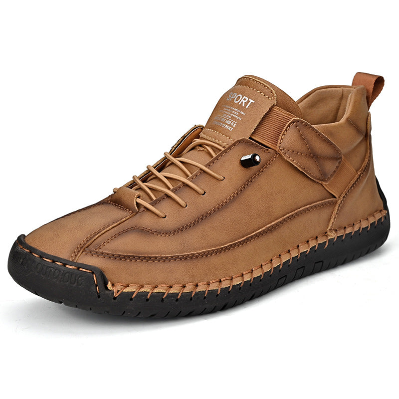 Unisex Mid-Top Microfiber Leather Martin Boots
