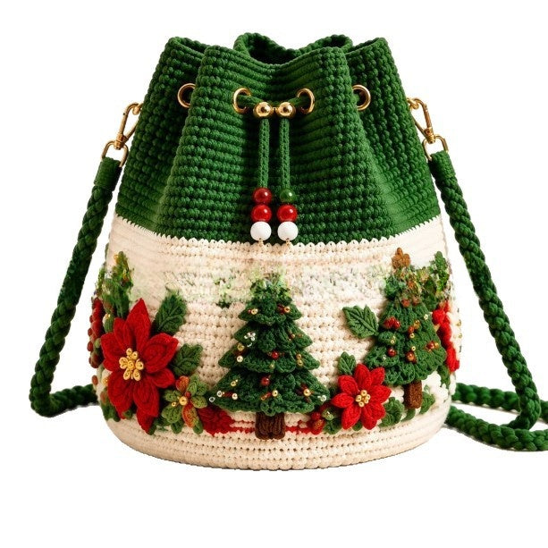 Crochet bucket bag