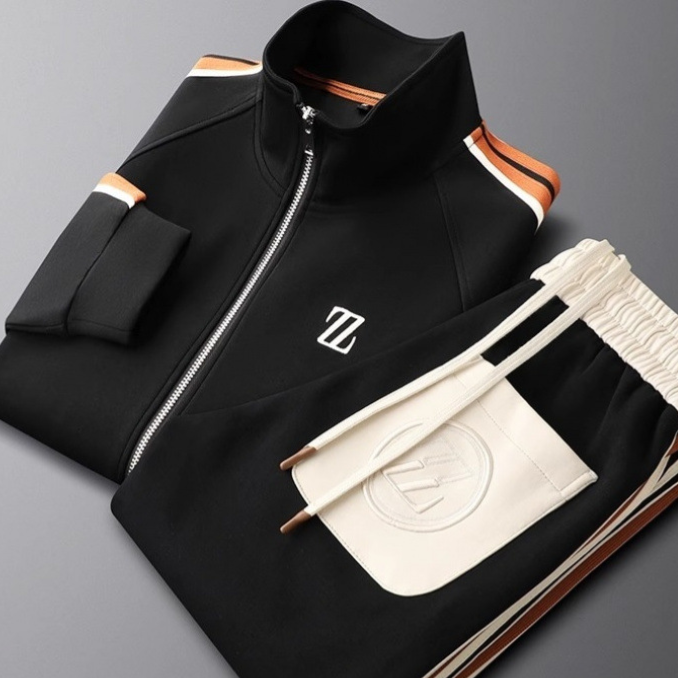 Men's fall stand-up collar casual sportswear