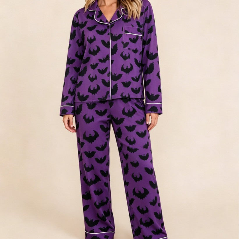 Women's long-sleeve Halloween pajamas