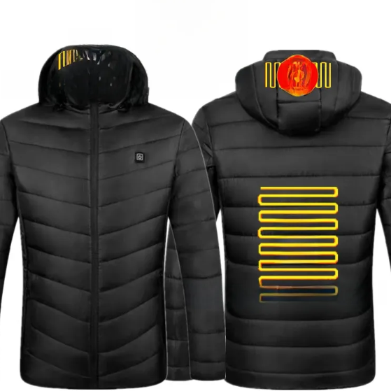 Thermal cotton coat with heating function