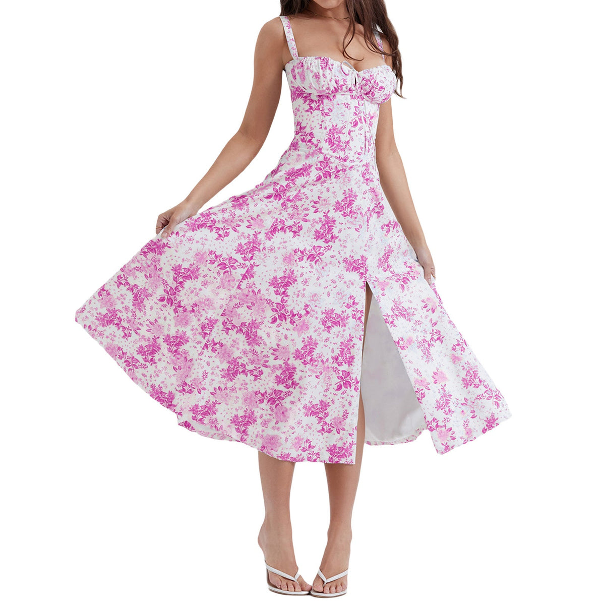 Strap Waist Sling Dress