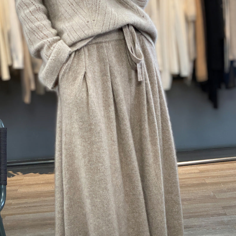 Women's Wool Skirt