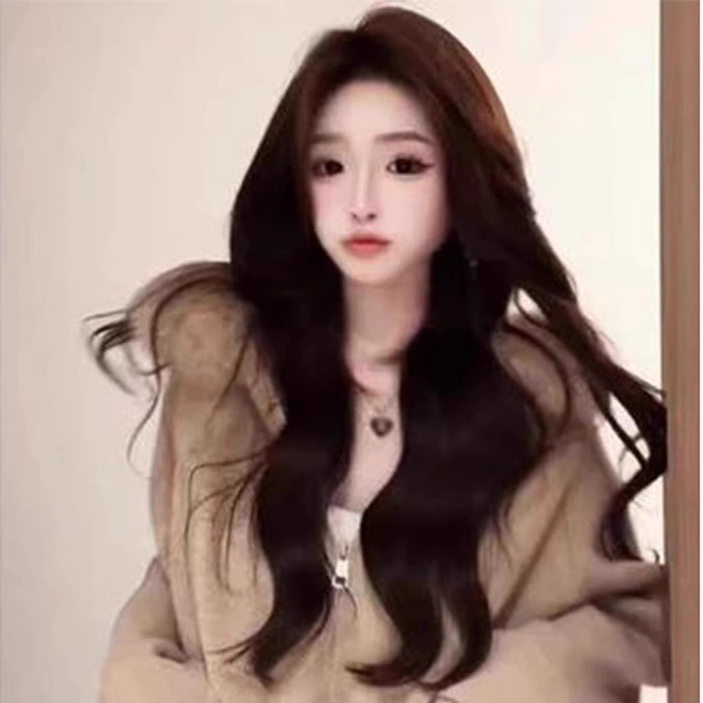 Hooded sweater coat