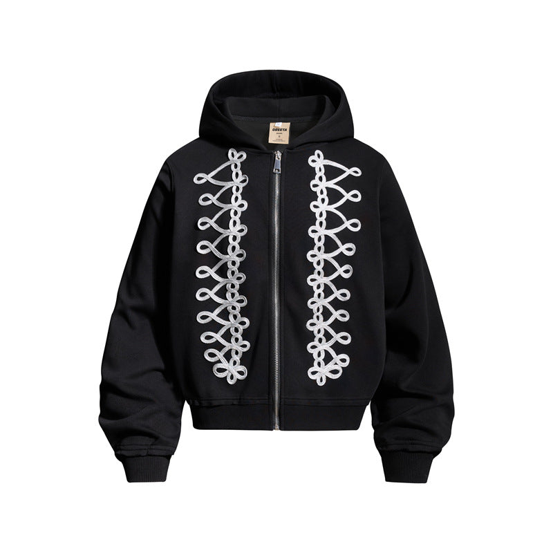 Couple-style bow knot design hooded sweatshirt set