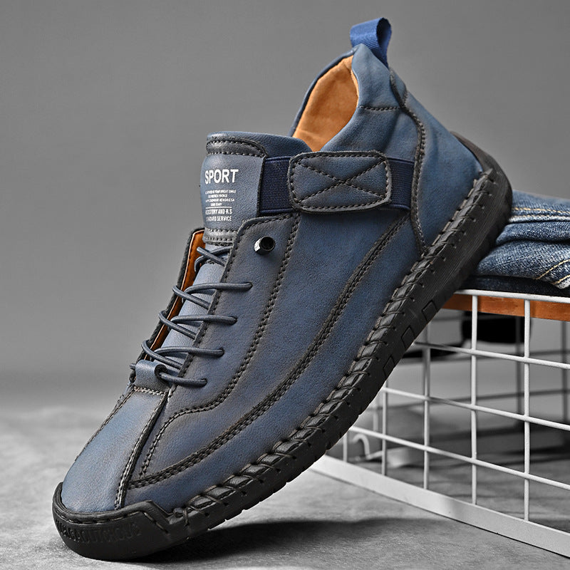 Unisex Mid-Top Microfiber Leather Martin Boots