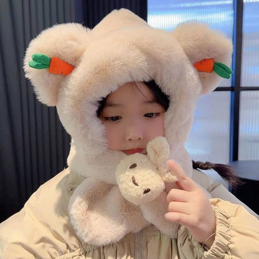 Thickened Windproof Fluffy Cap