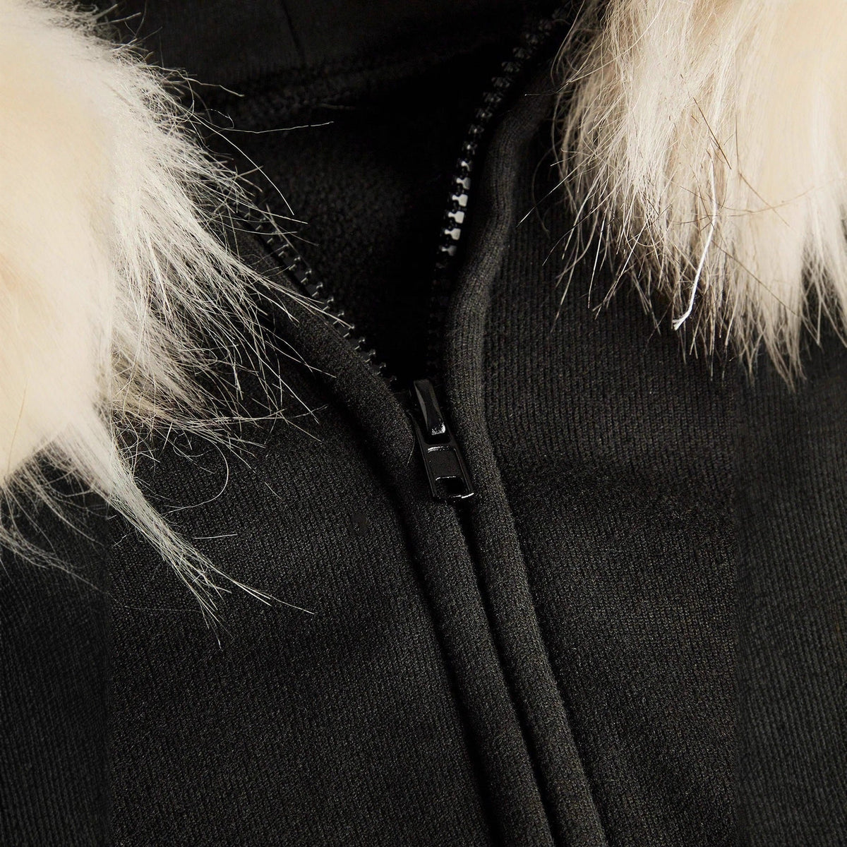 Hooded zip-up jacket