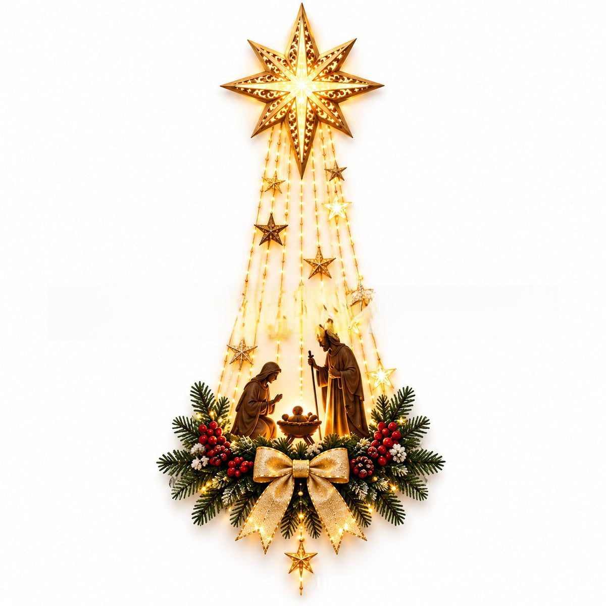 Garland-hanging LED lights