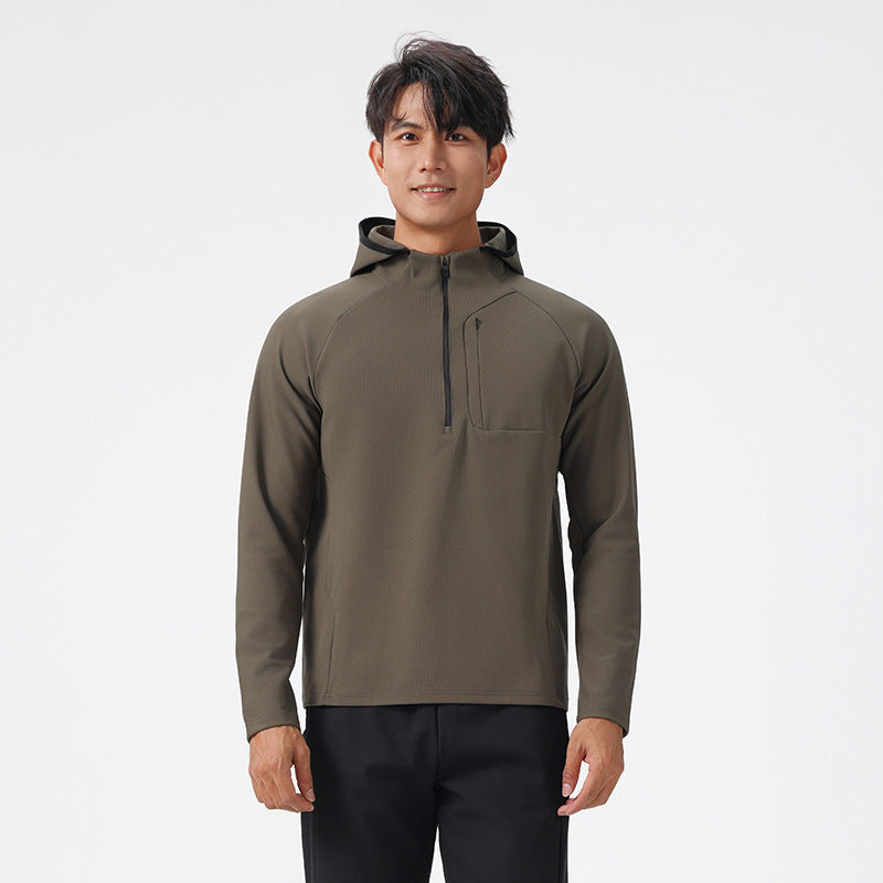 Men's Long Sleeve Hooded Sweater