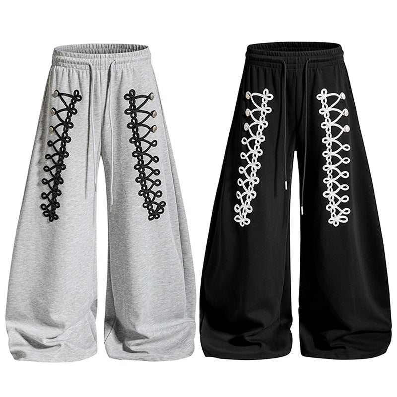 Couple-style bow knot design hooded sweatshirt set