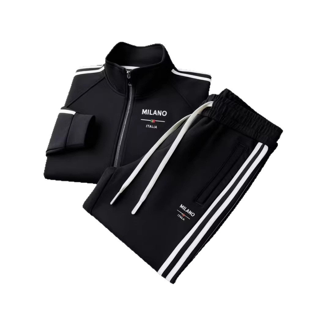 Mens Zip Up Jacket and Pants Set