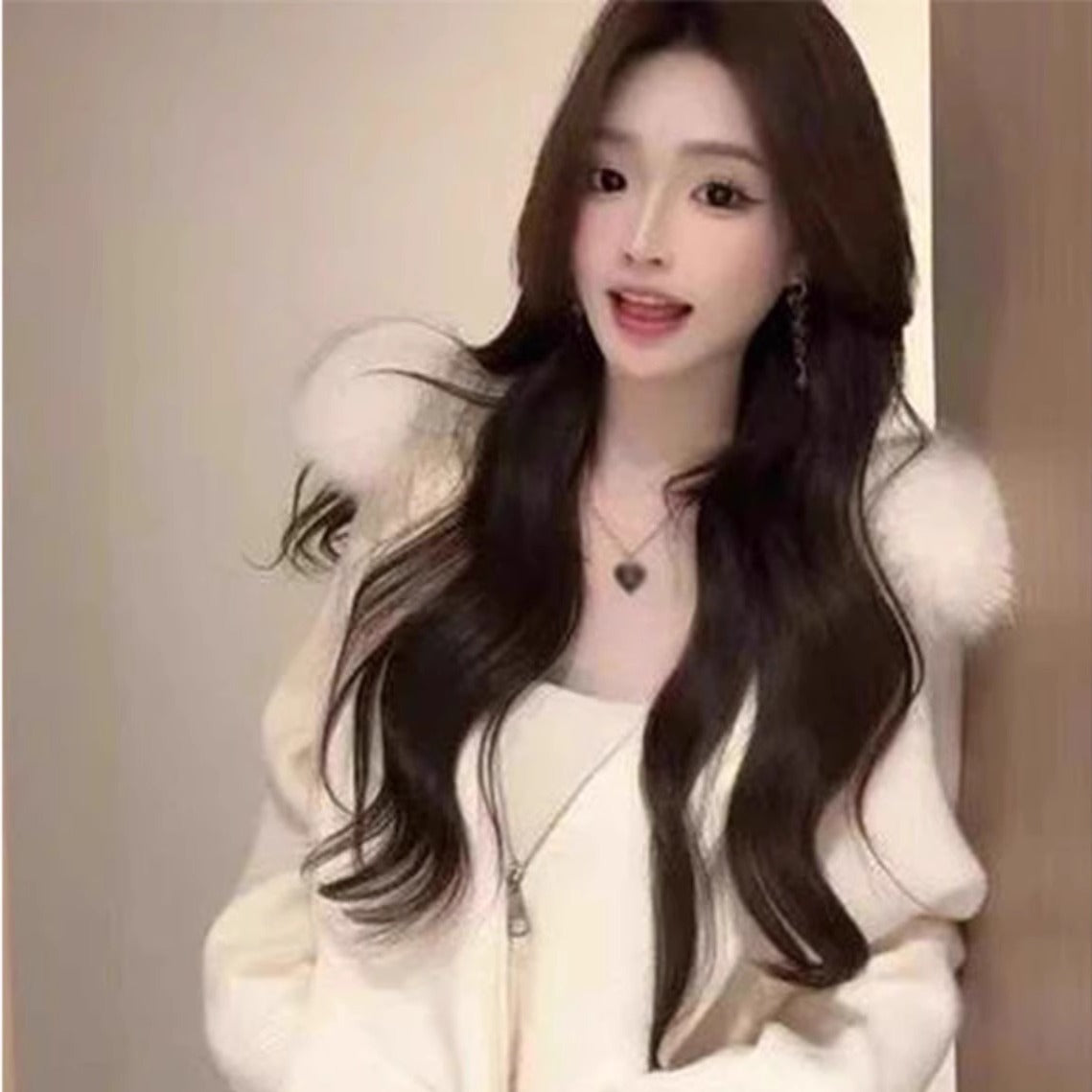 Hooded sweater coat