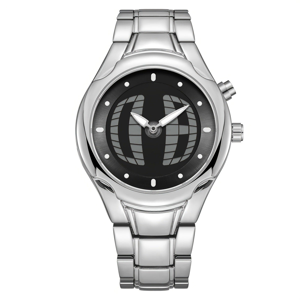 Fashionable Mens Vintage Dual Display Quartz Watch